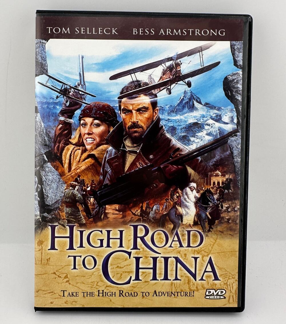 High Road to China DVD Tom Selleck Bess Armstrong 1983 Adventure Region 1